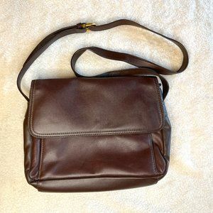 Giani Bernini Brown Leather Shoulder Bag